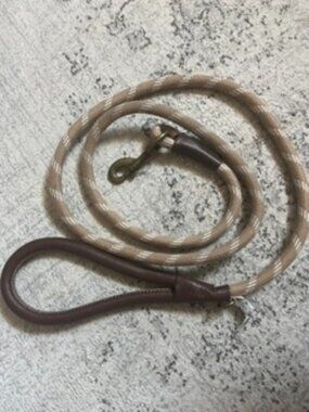 🧡3/$15   Reddy Tan Rope Dog Leash 6 ft